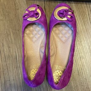 Vince Camuto Women Ballet Shoes Magenta Size 7M